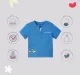 Infant Boys' Printed 100% Cotton T-Shirt - Blue