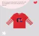 Infant Boys Full-Sleeved 100% Cotton T-shirt - Red