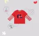 Infant Boys Full-Sleeved 100% Cotton T-shirt - Red