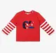 Infant Boys Full-Sleeved 100% Cotton T-shirt - Red