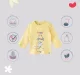 Infant Boys Printed 100% Cotton T-Shirt - Yellow