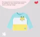 Infant Boys Colour Block 100% Cotton T-Shirt - Blue