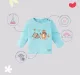 Infant Boys Printed 100% Cotton T-Shirt - Blue