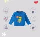 Infant Boys Printed 100% Cotton T-Shirt - Blue