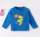 Infant Boys Printed 100% Cotton T-Shirt - Blue