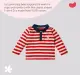 Infant Boys Striped 100% Cotton T-Shirt - Red
