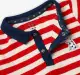 Infant Boys Striped 100% Cotton T-Shirt - Red