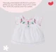 Infant Girls' Floral Printed 100% Cotton Top with Shorts Set - Multicolour