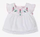 Infant Girls' Floral Printed 100% Cotton Top with Shorts Set - Multicolour