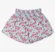 Infant Girls' Floral Printed 100% Cotton Top with Shorts Set - Multicolour