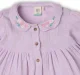Infant Girls' Embroidered 100% Cotton Co-ord Set - Lavender