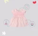 Infant Girls' Embroidered 100% Cotton Dress - Pink