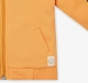 Infant Unisex Printed 100% Organic Cotton Hooded Jacket - Orange