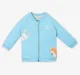 Infant Unisex Printed 100% Organic Cotton Jacket - Blue