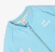 Infant Unisex Printed 100% Organic Cotton Jacket - Blue