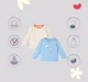 Infant Unisex Printed Organic Cotton T-Shirt - Multicolour (Pack of 2 )