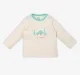 Infant Unisex Printed 100% Organic Cotton T-Shirt - White