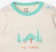 Infant Unisex Printed 100% Organic Cotton T-Shirt - White