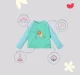Infant Unisex Colour-Block 100% Cotton T-Shirt – Blue and Green