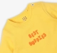 Infant Unisex Printed 100% Organic Cotton T-Shirt - Yellow
