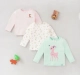 Baby Girls Pack Of 3 Full Sleeves Tee