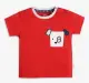 Infants Boys Printed Applique Co-Ordinate Sets - Red & White