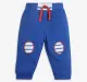 Infant Boys Applique Joggers- Blue