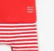 Infants Boys Romper With Mitten, Bootie & Cap - Red