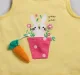 Infant Girls Applique printed Co-Ord Set - Yellow & Pink