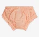 Infant Girls Embroidered Dress With Bloomers- Peach