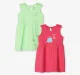 Infant Girls Printed Dress - Pack Of 2