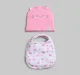 Infants Girls Sleepsuit Sets - White & Pink