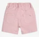 Infant Girls Embroidered Denim Shorts - Pink