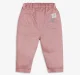 Infants Girls Embroidered Trouser Pant - Coral