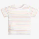 Infant Unisex Embroidered Dunagree With Tshirt - Orange