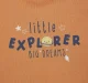 Infant Unisex Printed T-Shirt - Orange