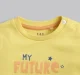Infant Unisex Printed T-Shirt - Yellow