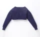 Girls Flat Knit Crop Shrug