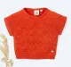 Girls Self Patterned Sweater