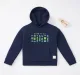 Boys Kangaroo Pocket With Chest Print Hoodie