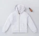 Boys Solid Front Open Jacket - Grey