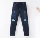 Boys Solid Tie Up Jogger - Dark Wash