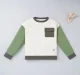 Boys Color Block Sweatshirt With Front Pocket