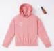 Girls Printed Hoodie With Elasticated Waist