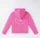 Girls Solid Kangaroo Pocket Hoodie