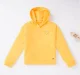 Girls Solid Kangaroo Pocket Hoodie