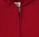 Girls Solid Kangaroo Pocket Hoodie With Zipper