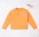 Girls Solid Sweatshirt With Kangaroo Pockets