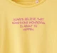 Girls Tie Up Knotted Tshirt
