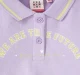Girls Crop Tee With Collar